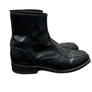 Dingo Black Leather Boots Size 11.5
